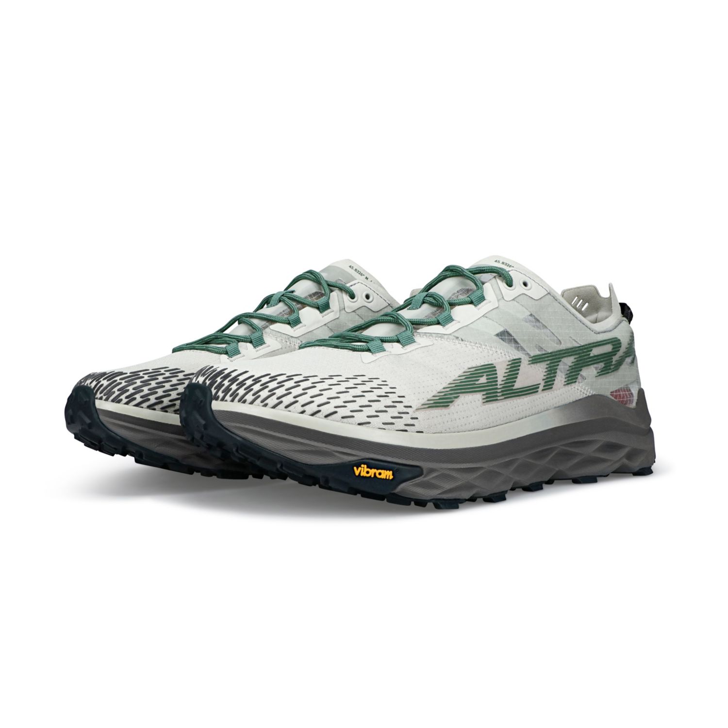 Zapatillas De Trail Running Altra Mont Blanc Hombre Gris Verde | Costa Rica-47985369